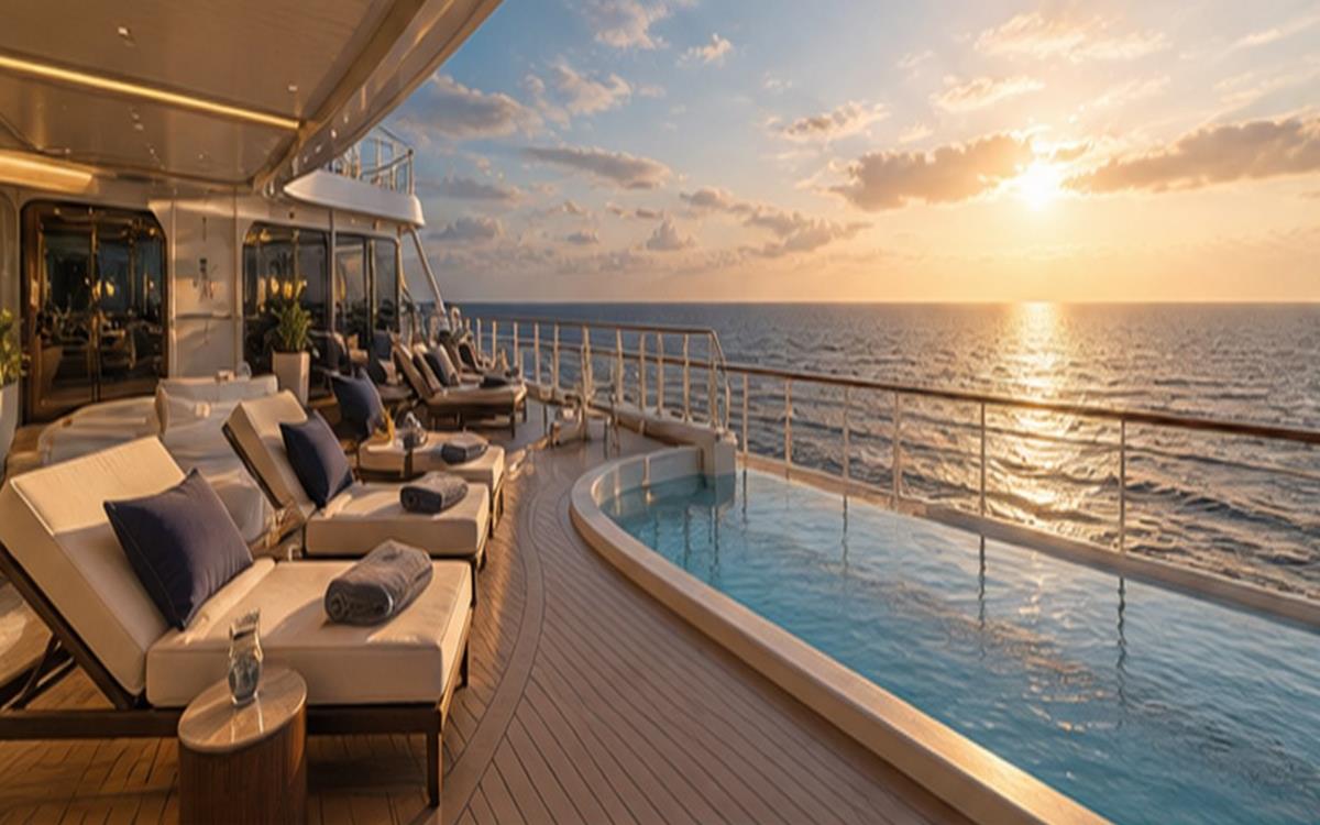 Премиальная зона MSC Yacht Club на круизном лайнере